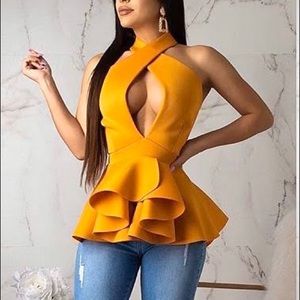 PEPLUM BLOUSE